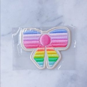 🌈 LAST ONE! NWT Stoney Clover Lane Rainbow Embroidered Bow Patch